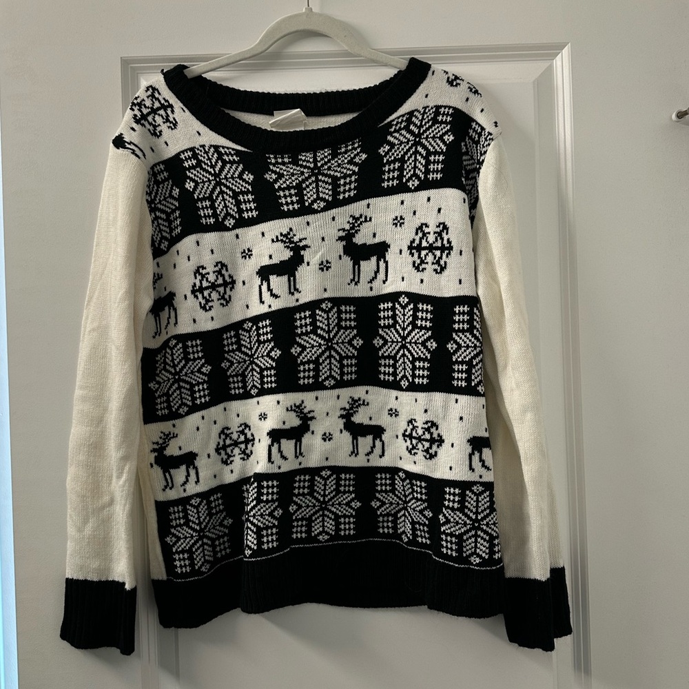 Reindeer Pattern Sweater